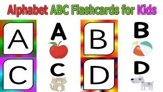 Alphabets Flashcards ABC Learning Grow | ABC Flashcards For Babies And Toddlers