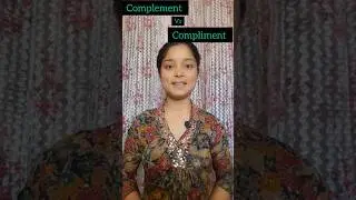 Compliment vs Complement