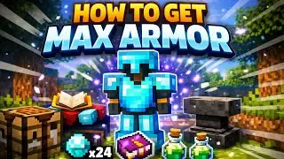 Who i build max armour 🤯in mine craft with simple tecnich