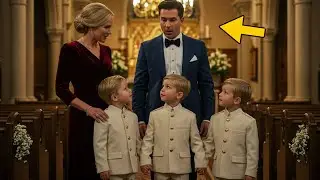 MILIONÁRIO CONVIDOU SUA EX PARA HUMILHA-LA NO CASAMENTO, MAS ELA CHEGOU COM TRIGÊMEOS IGUAIS A ELE