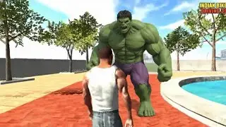 Franklin Fight With Hulk 🥺 IN INDIAN BIKES DRIVING 3D 