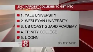 Which is the hardest college in Connecticut to get into?