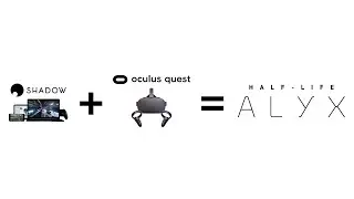 Half Life Alyx sur Shadow PC et Oculus Quest