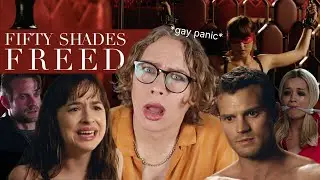 Watching *Fifty Shades Freed* for the first time..SO MESSY