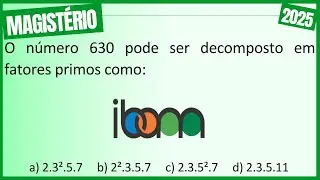 MATEM&Aacute;TICA B&Aacute;SICA na Prova de Professor da Banca IBAM