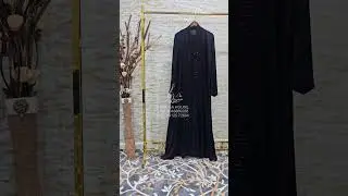 ✨ Front Open Abaya ✨🌸 Premium Korea Zoom Fabric💎 Elegant Hand Work on Both Sides