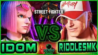 SF6 ▰ IDOM (Manon) vs RIDDLESMK (Terry) ▰ High Level Fight ▰  Street Fighter 6