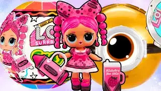 ASMR LOL Surprise Minions Crayola Mini Doll Tots Mystery #unboxing