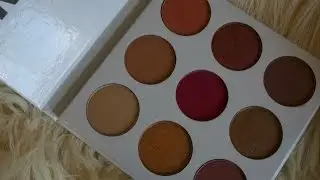 Kylie Cosmetics Burgundy Kyshadow Palette Swatch | TheBeautyJournals