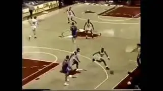 B.J. Armstrong Great Game! (18 points, 10 assists, 2 steals vs. Knicks, 1991 Game 1)