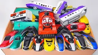 Plarail Railway System | Shinkansen & Thomas the Tank Engine with Curved Tracks & Switch Rails