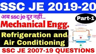 Refrigeration and Air Conditioning || RAC || SSC JE Previous Questions || Part 1