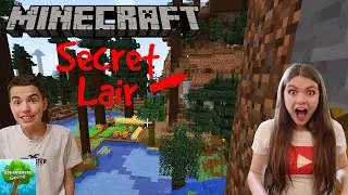 Jake Has A Secret Lair Under Audrey's Minecraft Treehouse! What!? I The Adventurers Gaming