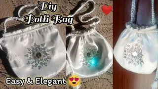✨ DIY Elegant Potli Bag | Easy Handmade Bridal Purse | Simple & Stylish @SHDreesideas698