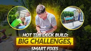 Building the Perfect Hot Tub Deck | Backyard Makeover Part 2