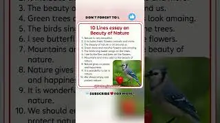 10 Lines Essay On Beauty Of Nature | 10 Lines On Beauty Of Nature | Few Lines On Beauty Of Nature