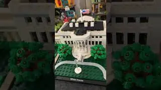 LEGO Architecture - The White House flyby