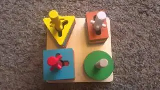 Wooden Column Shape Sorter Toy by Lewo - Review