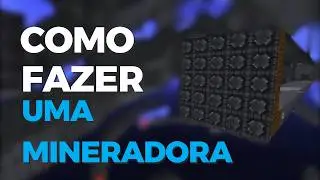 Como Construir a Mineradora Autom&aacute;tica Mais Eficiente no Minecraft Create 1.20.1