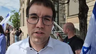 Konrad K&ouml;rner in the support of Israel and jewish students in Erlangen