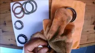 Repacking Porsche Boxster wheel bearing with high-performance grease