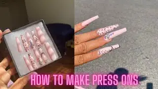 How To Make Press Ons | DIY Press Ons | Cheetah Print Design Tutorial