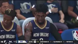 NBA 2K26 pelicans rebuild year 6 WCP round 2 game 2 pelicans mavericks
