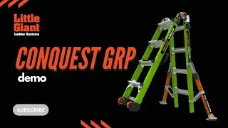 Little Giant Conquest All-Terrain GRP Fibreglass Multi-purpose Ladder - Product Demo