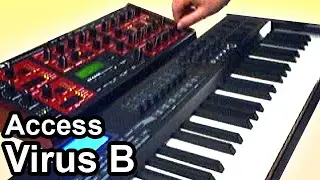 Access Virus B Synth Demo - Relaxing ambient drone / arpeggiator soundscape