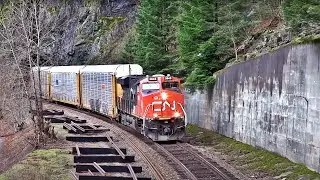 Trains Tunnels & Trestles, Special CP Veteran SD70ACu!! RARE C44-9WL Leader and EMD Lashups!