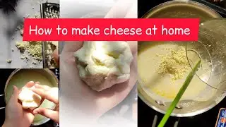 How to make cheese at home ll  homemade cheese ll cheese recipe ll