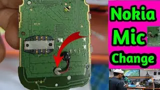 How to change replace Nokia mobile phone mic macrophone @Hussaintechnichal 
