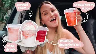 trying STARBUCKS drinks SUMMER 2021
