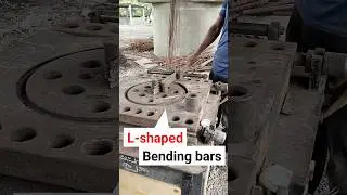 L -shaped Bending | 90&deg; Bar Bending #shorts  #barbending