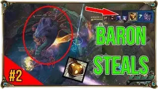 Top 10 Baron Steals #2: Bard God - League of Legends