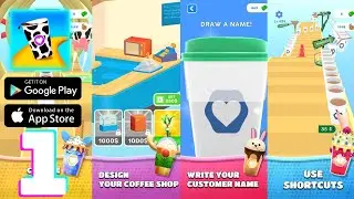 Coffee Stack Gameplay Walkthrough Part 1 (iOS, Android)