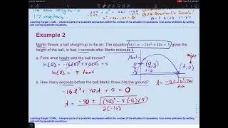 Thrown Object Problem