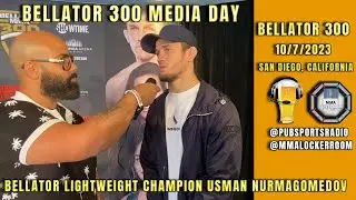 Usman Nurmagomedov Previews Bellator 300 | Bellator 300 Media Day | MMALockerRoom