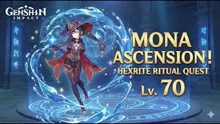 The Great Astrologist Ascends! Mona Level 70 Hexrite Ritual Gameplay ✨