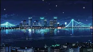 Relaxing Lo-Fi Beats with Yokohama Night Views | High-Rise Hotel Serenity