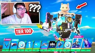 Fortnite SEASON 3 *TIER 100* FULL Battle Pass... (Every New Skin, Emote, Glider)