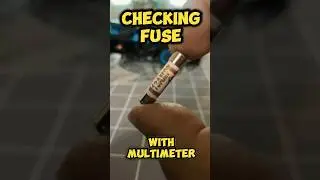 Fuse check with multimeter #multimeter #electric #shorts ##youtubeshorts #diy
