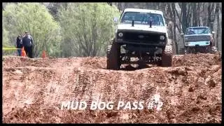 (#11) BIG  CHEVY MUD TRUCK/MILITARY REARS AND TIRES AT NUMIDIA MUD BOG