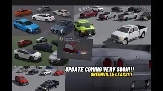 GREENVILLE LEAKS!!! 6 NEW CARS, R32, & MUCH MORE!!! | Greenville Roblox