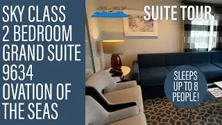 Тур по отелю Ovation of the Seas Grand Suite с 2 спальнями | Люкс 9634