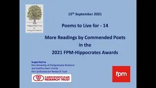 Readings from the 2021 Hippocrates Prize for Poetry and Medicine: Commended Poets 2.