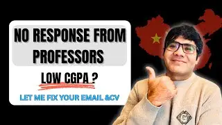 Low CGPA? No Response from Professors? Let Me Fix Your Email & CV! | Live Q&A
