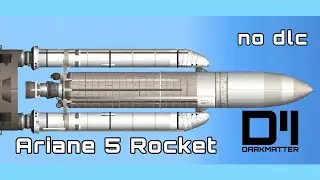 Ariane 5 Rocket in Spaceflight Simulator No Dlc #Ariane5rocketsfs #sfs #sfsshorts #Darkmatter #nodlc