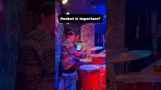 Stay in that pocket!👖🥁 #groove #drums #drumeo #country #band #vicfirth #zildjian #shorts
