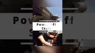 Power Off Stall | Cessna 172 | Practicing for private pilot checkride #aviation #pilot